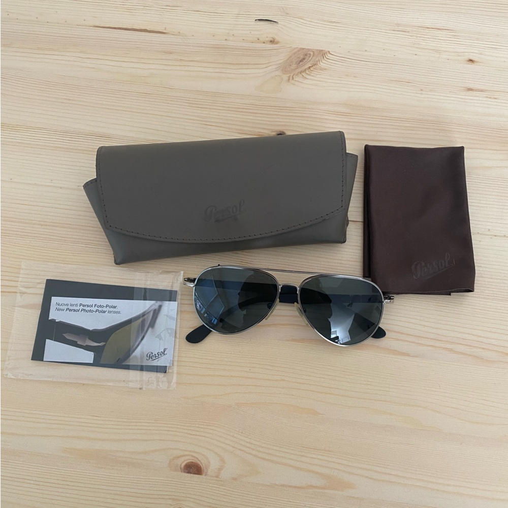 Persol Aviator sunglasses with glass lenses